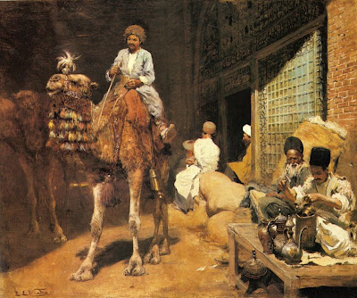 A Marketplace in Ispahan - Edwin Lord Weeks. 1885