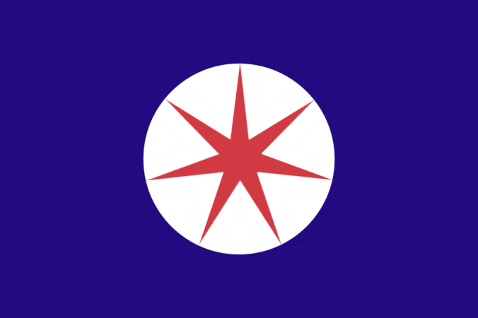 Flag of the Republic of Ezo